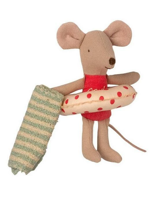 Maileg Beach Mice Little Sister In Cabin De Plage