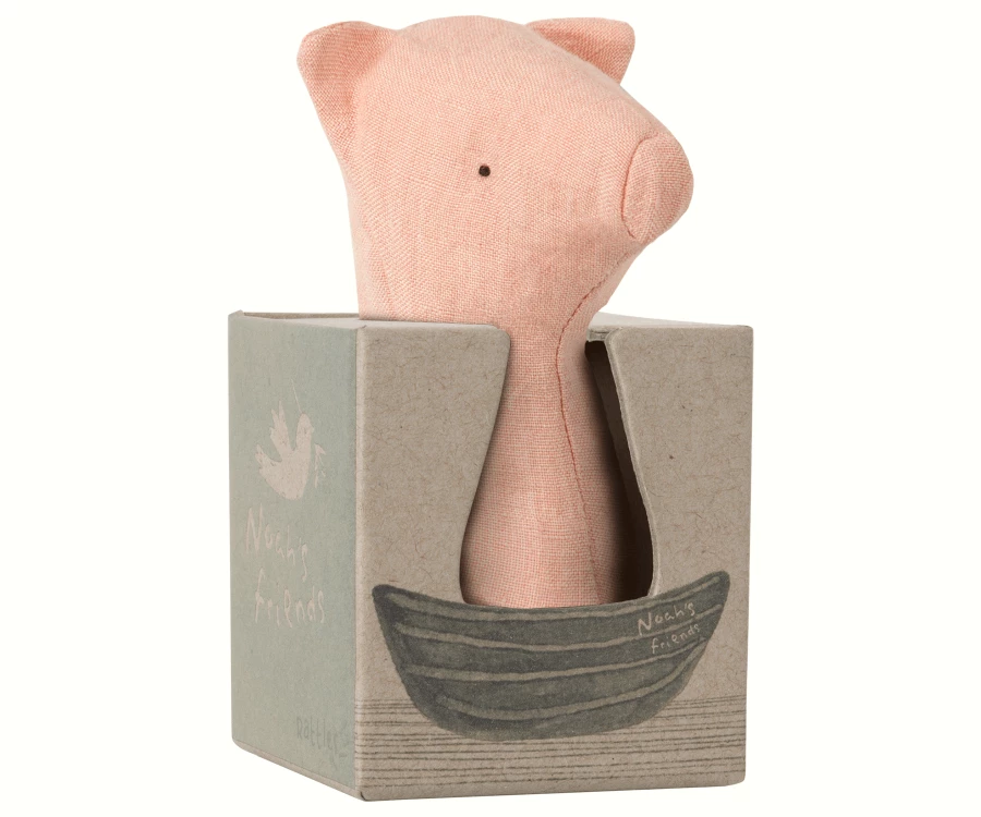 Maileg Noahs Friends Pig Rattle