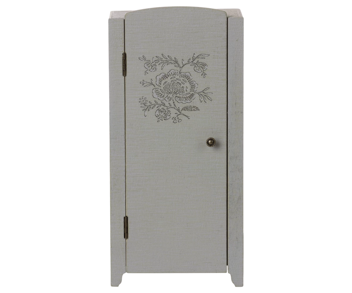 Maileg Miniature Closet Grey/Mint