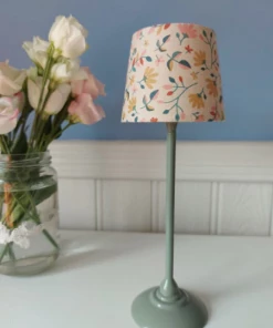 Maileg Miniature Floor Lamp - Dark Mint