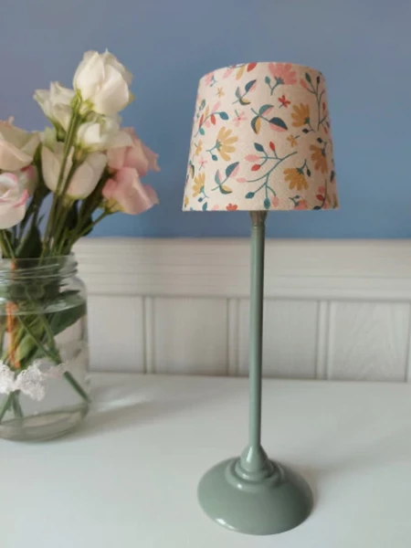Maileg Miniature Floor Lamp - Dark Mint