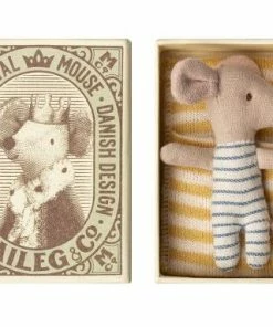 Maileg Baby Boy Mouse Sleepy Wakey in Box