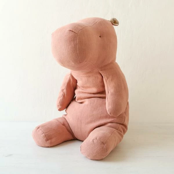 Maileg Big Hippo Toy Dusty Rose