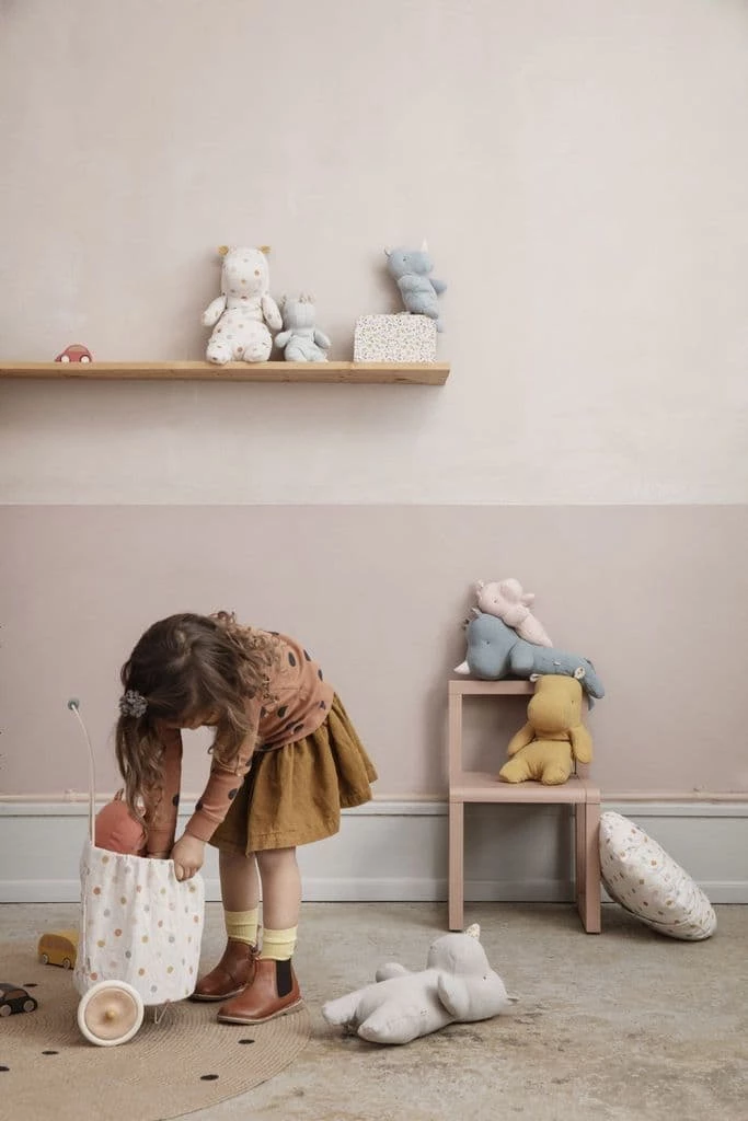 Maileg Trolley, Multi Dots - Rose