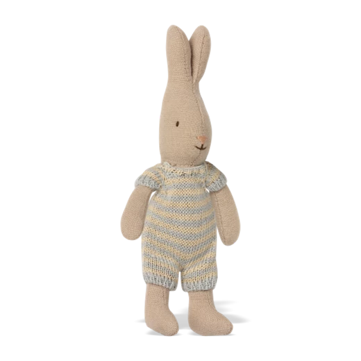 Maileg Micro Rabbit Light Blue