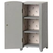 Maileg Miniature Closet Grey/Mint