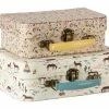 Maileg Set of 2 Suitcase with Fabric