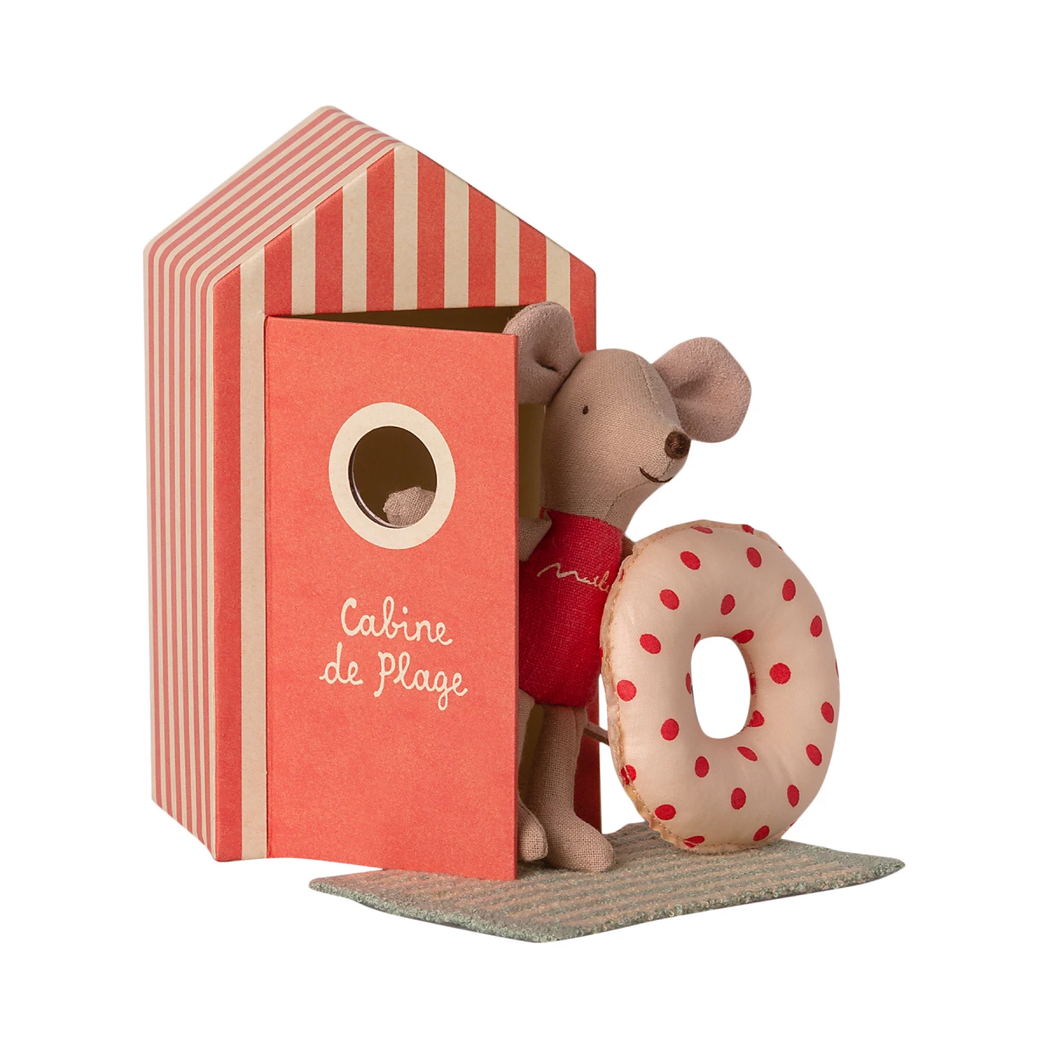 Maileg Beach Mice Little Sister in Cabin de Plage