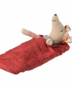 Maileg Hiker Big Sister Mouse and His Pneumatic Boat