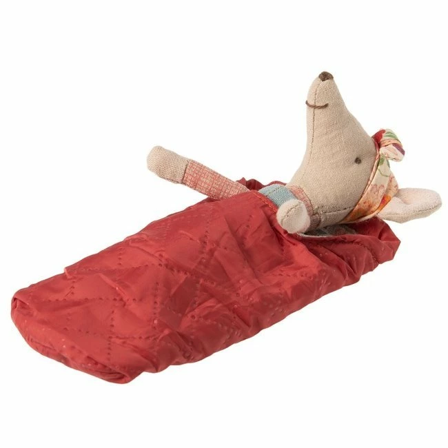 Maileg Hiker Big Sister Mouse and His Pneumatic Boat