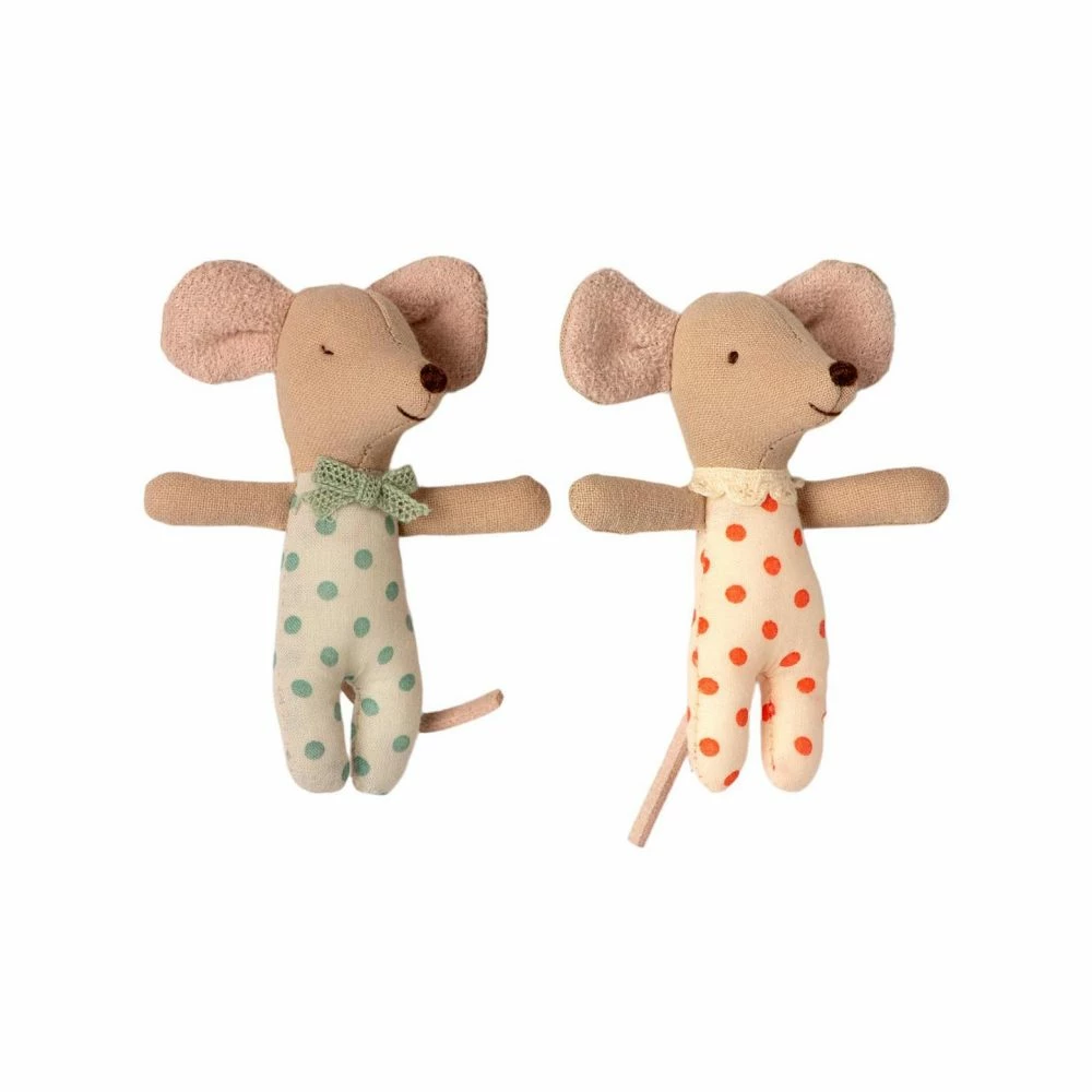 Maileg Ratoncitos Bebés Gemelos en Caja de Cerillas