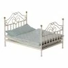 Maileg Vintage Bed, Micro - Off white