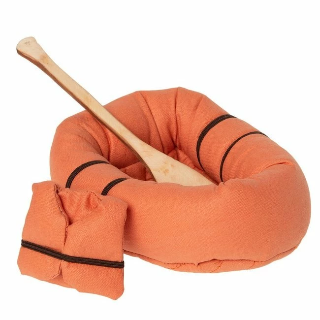 Maileg Hiker Big Sister Mouse and His Pneumatic Boat