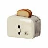 Maileg Miniature Toaster & Bread - Off White