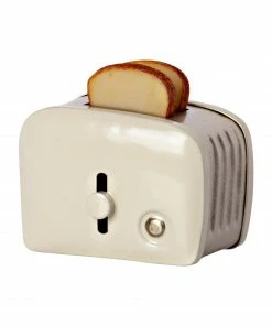 Maileg Miniature Toaster & Bread - Off White