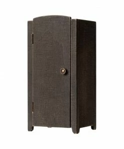 Maileg Vintage Closet with Hangers Mini Anthracite