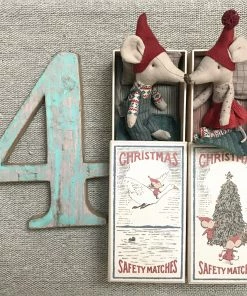 Maileg Christmas Mouse in Matchbox Big Sister