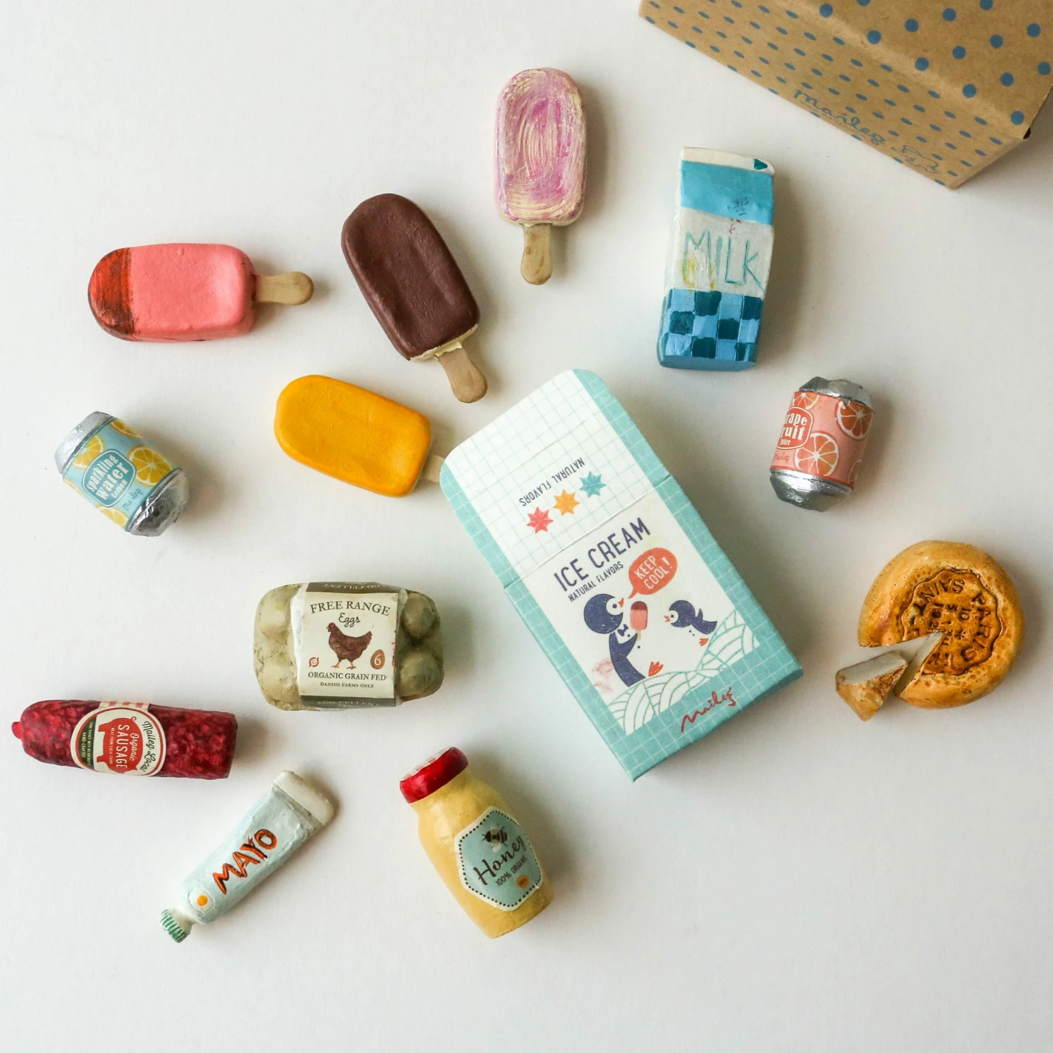 Maileg Miniature Grocery Box