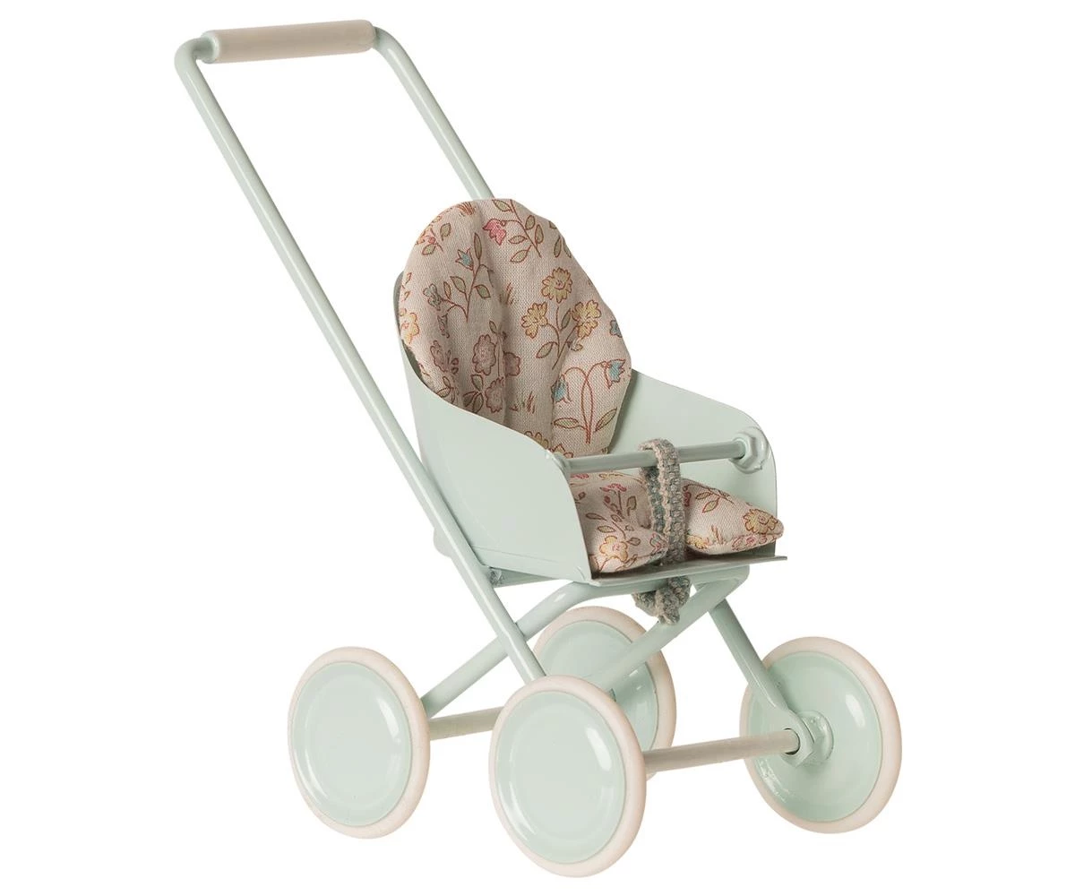 Maileg Micro Mint Stroller