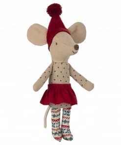 Maileg Christmas Mouse in Matchbox Big Sister
