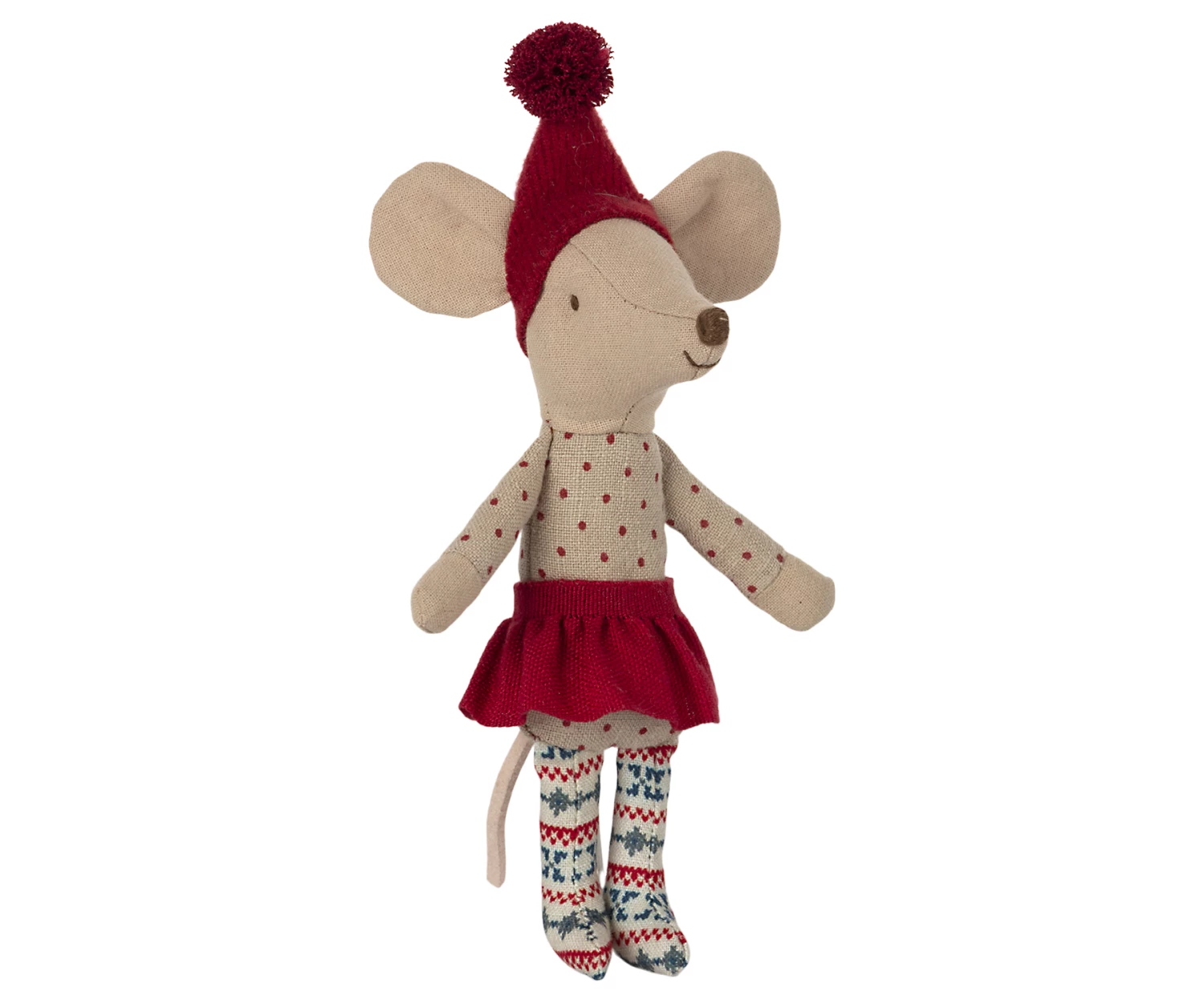 Maileg Christmas Mouse in Matchbox Big Sister