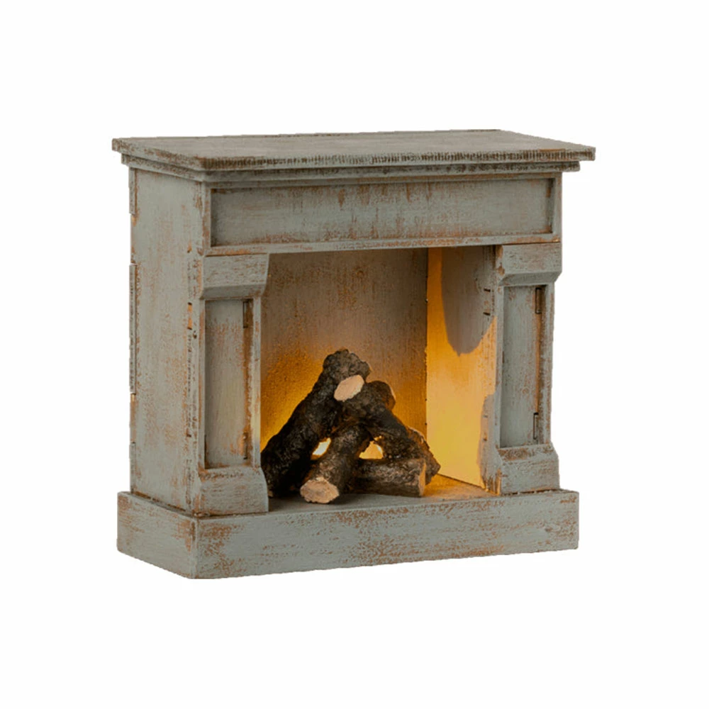 Maileg Chimenea Miniatura - Vintage Blue
