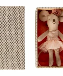 Maileg Dancing Little Sister Mouse in Daybed
