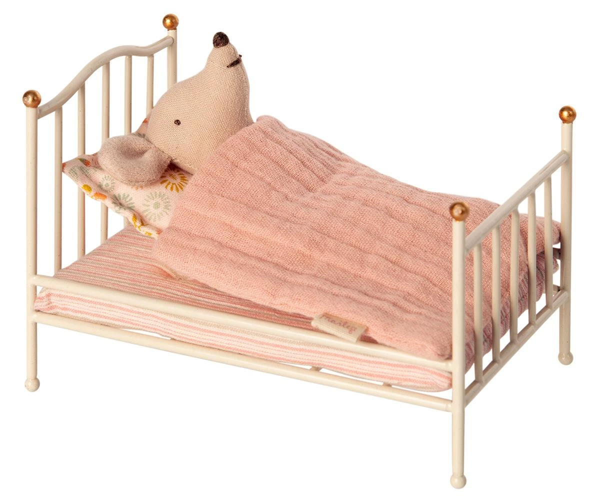 Maileg Small Vintage White Micro Bed