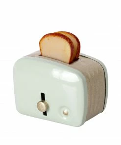 Maileg Miniature Toaster & Bread - Mint