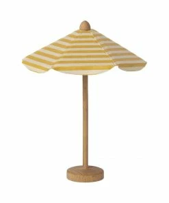 Maileg Natural Yellow Beach Toy Umbrella