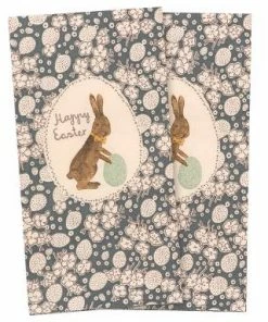 Maileg Happy Easter Bunny Paper Napkin Set-2