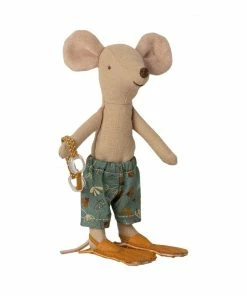 Maileg Beach Mice Big Brother Toy in Cabin de Plage