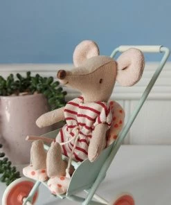 Maileg Stroller Micro-Sky Blue