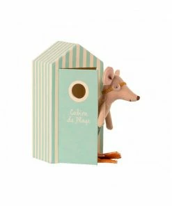 Maileg Beach Mice Big Brother in Cabin De Plage