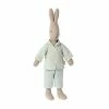 Maileg Rabbit In Pale Blue Pyjamas - Size 1