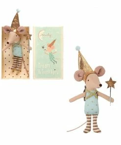 Maileg Perez Mouse in Matchbox Toy