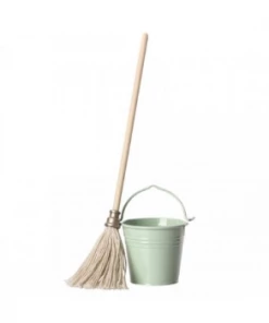 Maileg Light Green Mop Bucket