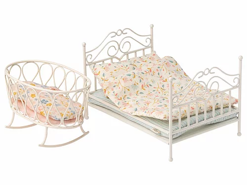 Maileg Tilting Cradle Mouse Bed