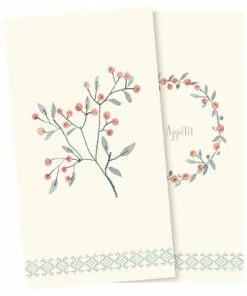 Maileg 16 Pieces Winter Berries Napkin