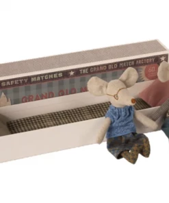 Maileg Grandpa & Grandma Mouse In Match Box