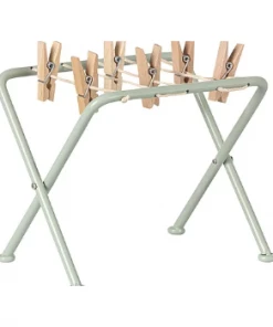 Maileg 10cm Metal Drying Rack with Pegs