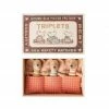 Maileg Triplets Baby Mouse in Matchbox