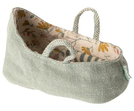 Maileg My Dusty Green Carry Cot