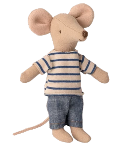 Maileg Souris Big Brother Dans Une Boite D'allumettes