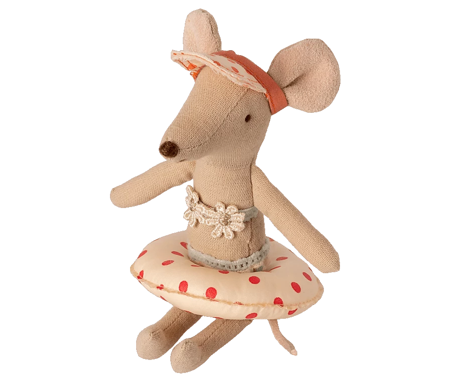 Maileg Small Red Dot Float Ring for Toy Mouse