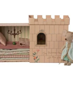 Maileg Big Sister Mouse Princess and The Pea Pink