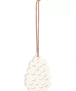 Maileg 13cm Maileg Porcelain Decorative Pine Cone x3