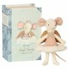 Maileg Angel Big Sister Mouse in Book