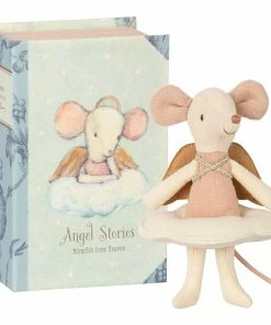 Maileg Angel Big Sister Mouse in Book