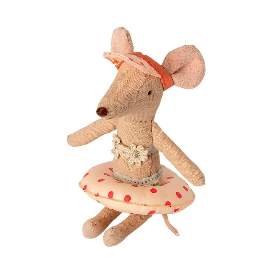 Maileg Flotador Topos Rojos Para Ratón Pequeño